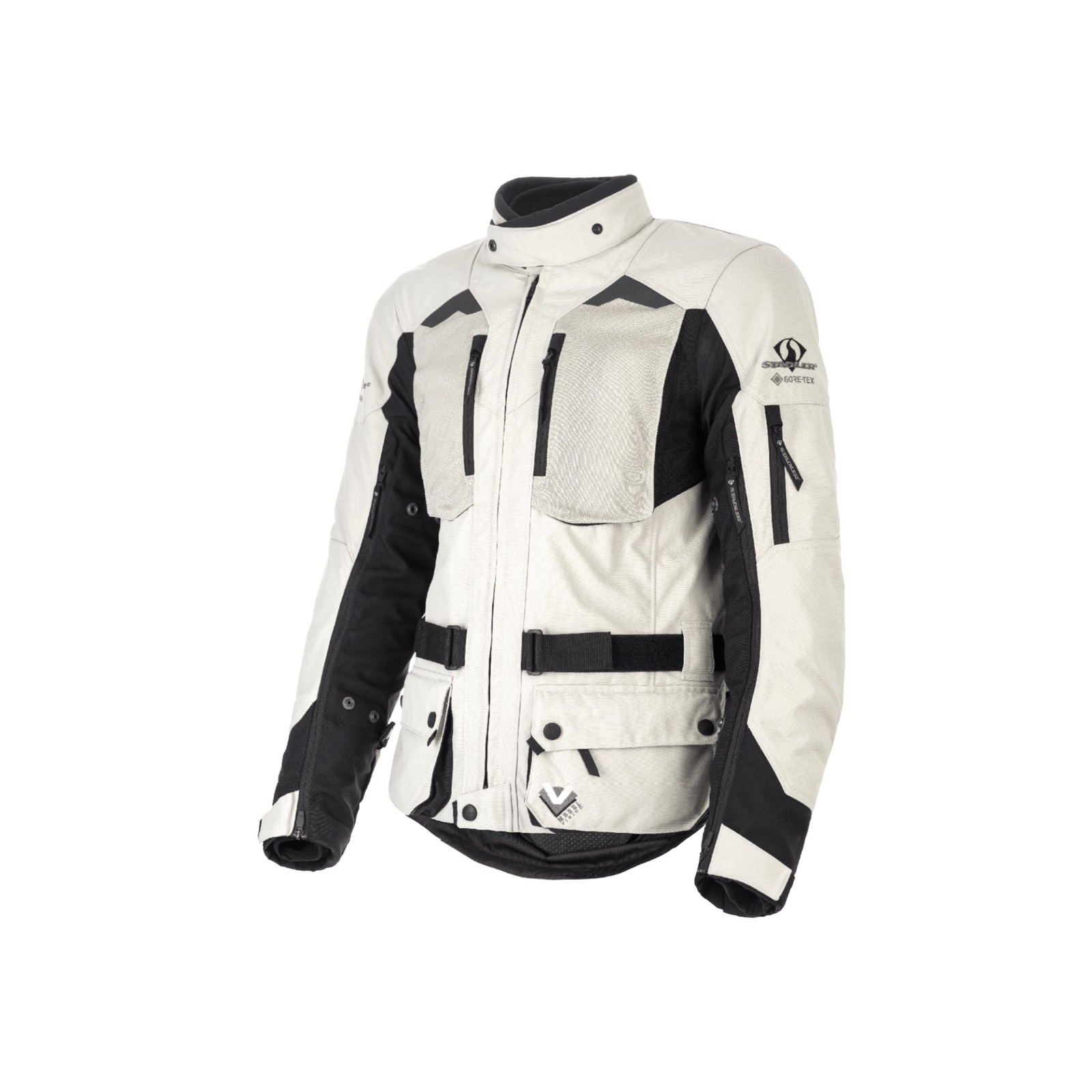 Stadler_Motorradjacke_Vision_Voyager_III_GTX_Sommer_vorne_sand-226f696a
